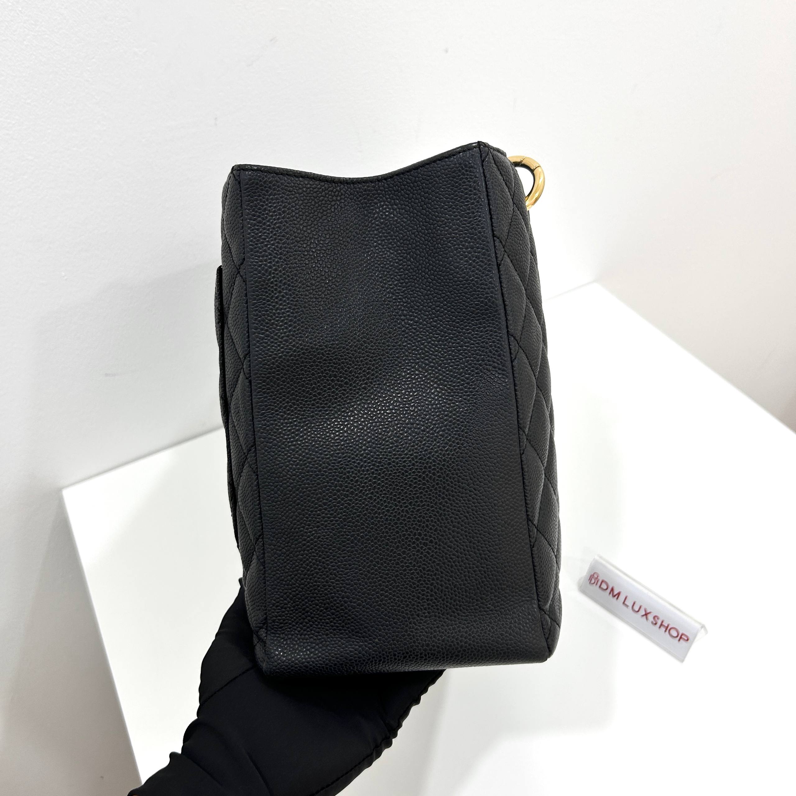 Chanel Black Caviar GST GHW (Serial 15)