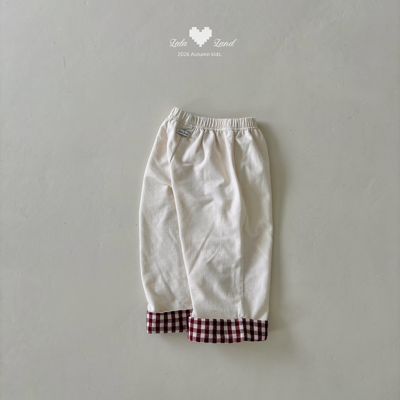 Lalaland | Plaid Contrast Pants