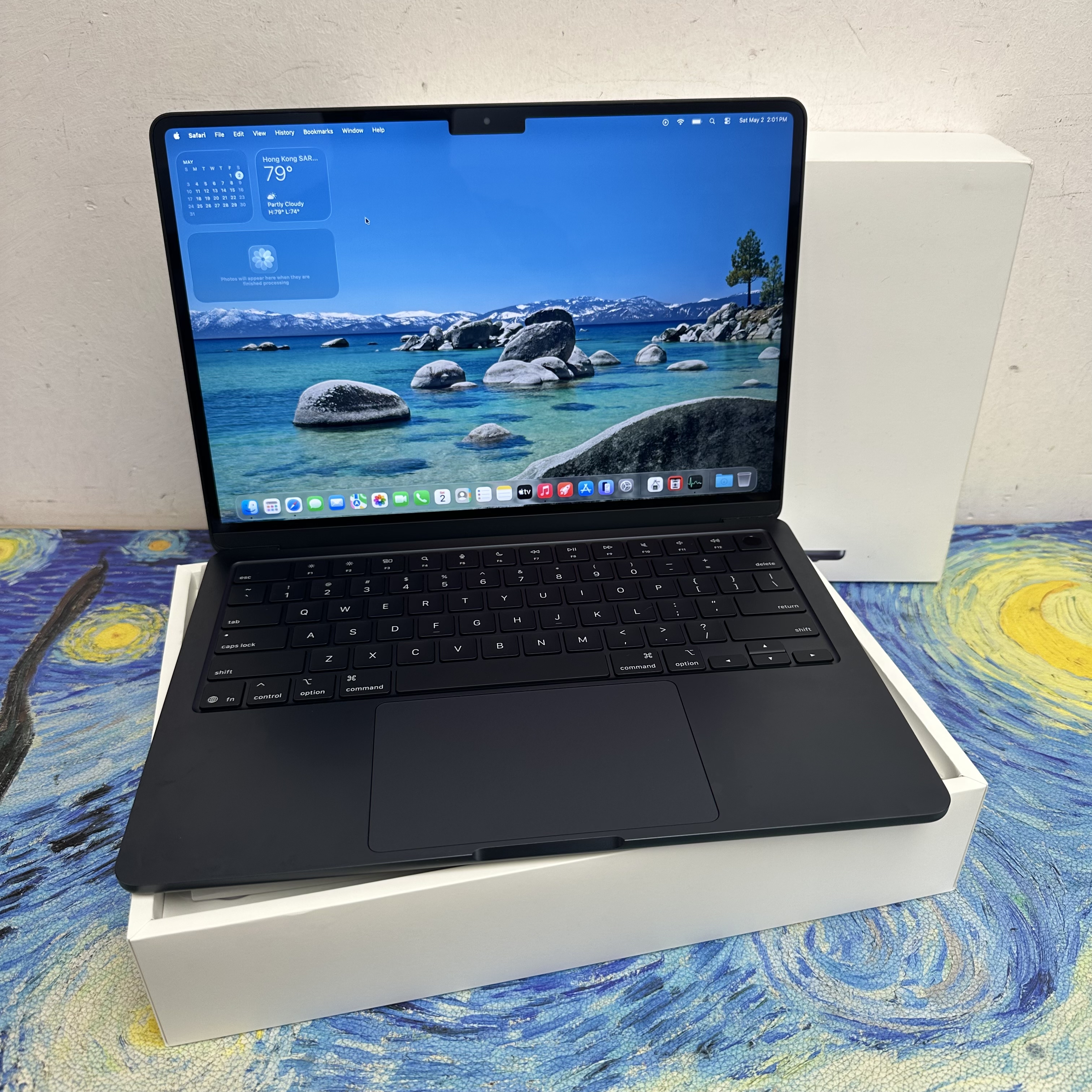 #5825 APPLE  MacBook Air M4 2025 M4 CPU/ 16GB Ram/256GB SSD/10核心GPU/Liquid Retina Mon/13.6吋/午夜藍/Gaming Laptop / Notebook / 超強續航能力/ 原廠保養/ 文書機 / 畫圖 / 剪片 / Movie / Netflix 
