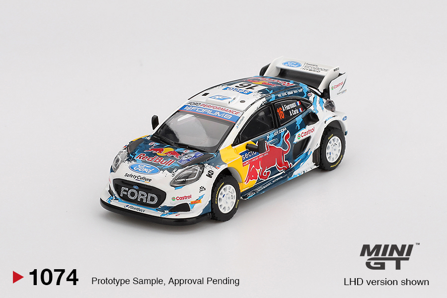 Mini GT 1/64 Ford Puma Rally1 #16 M-Sport Ford WRT 2024 Rally Finland 3rd Place - MGT01074-L