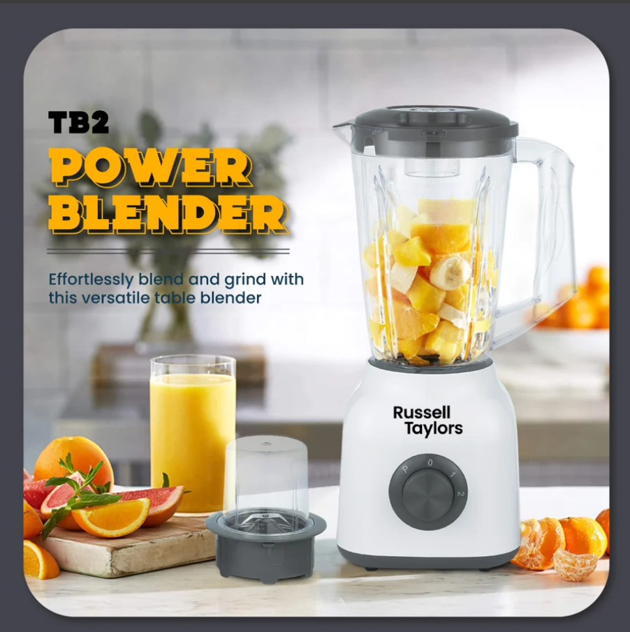 Russell Taylors Power Blender with Dry Mill (1.5L) TB2
