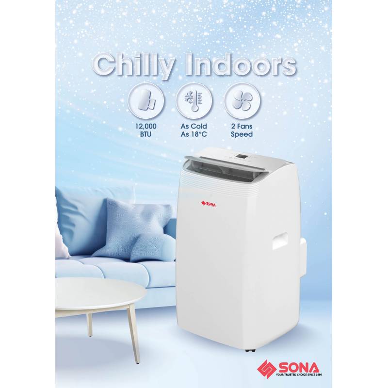 SONA 12kBTU Portable Air Conditioner SACN 6283
