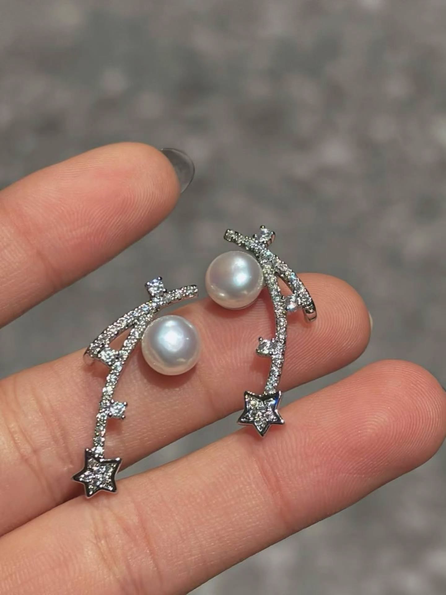 HEFANG同款气泡流星耳钉 🇨🇳