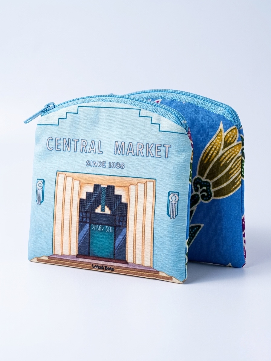 LD46 - Malaysia Heritage Batik Pouch (Central Market)