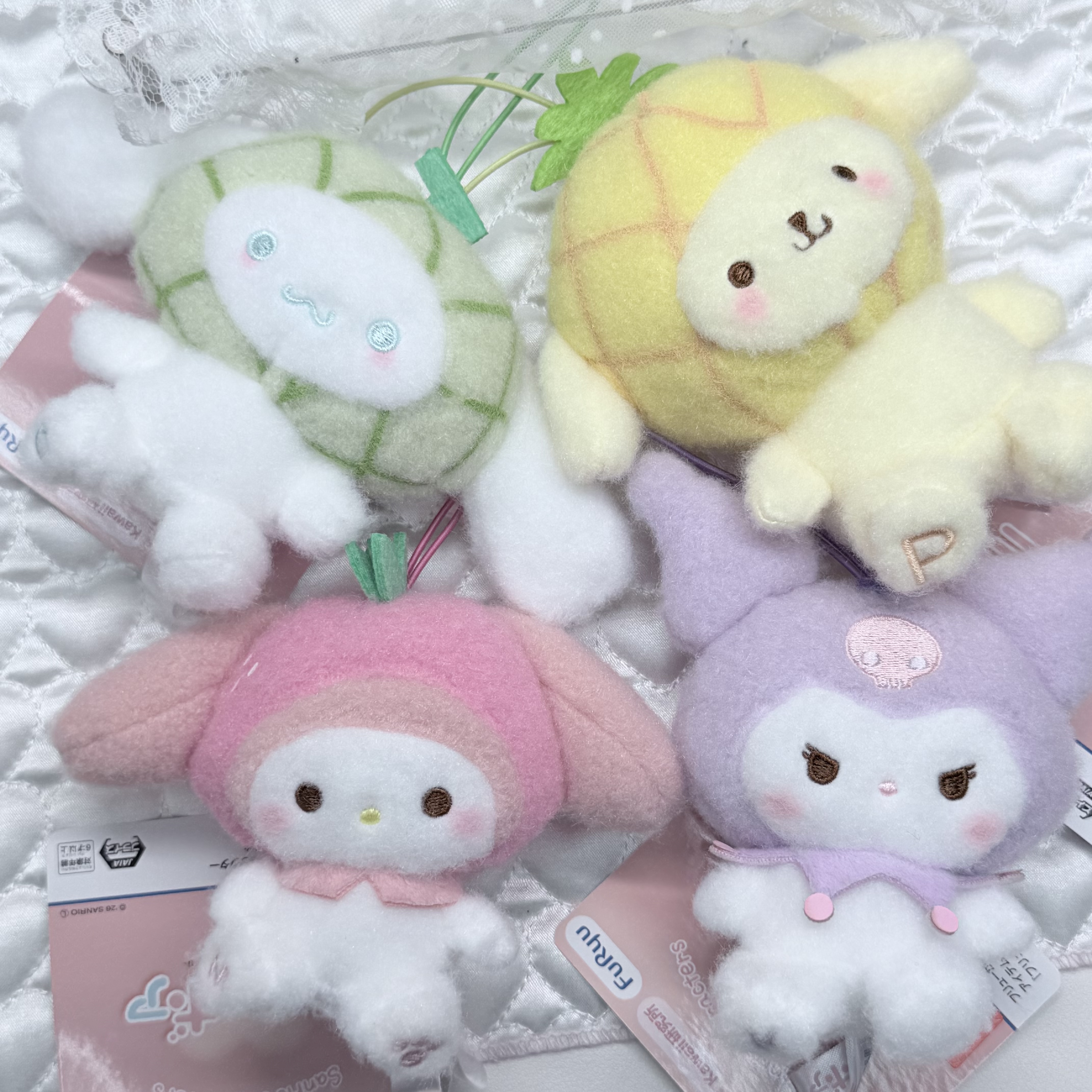 Sanrio 生果仿羊毛質景品吊飾