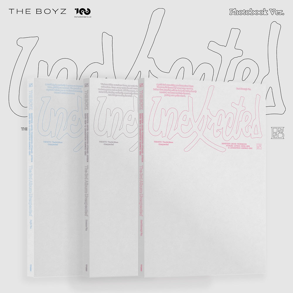 THE BOYZ - 3RD ALBUM [UNEXPECTED] - PHOTOBOOK VER.