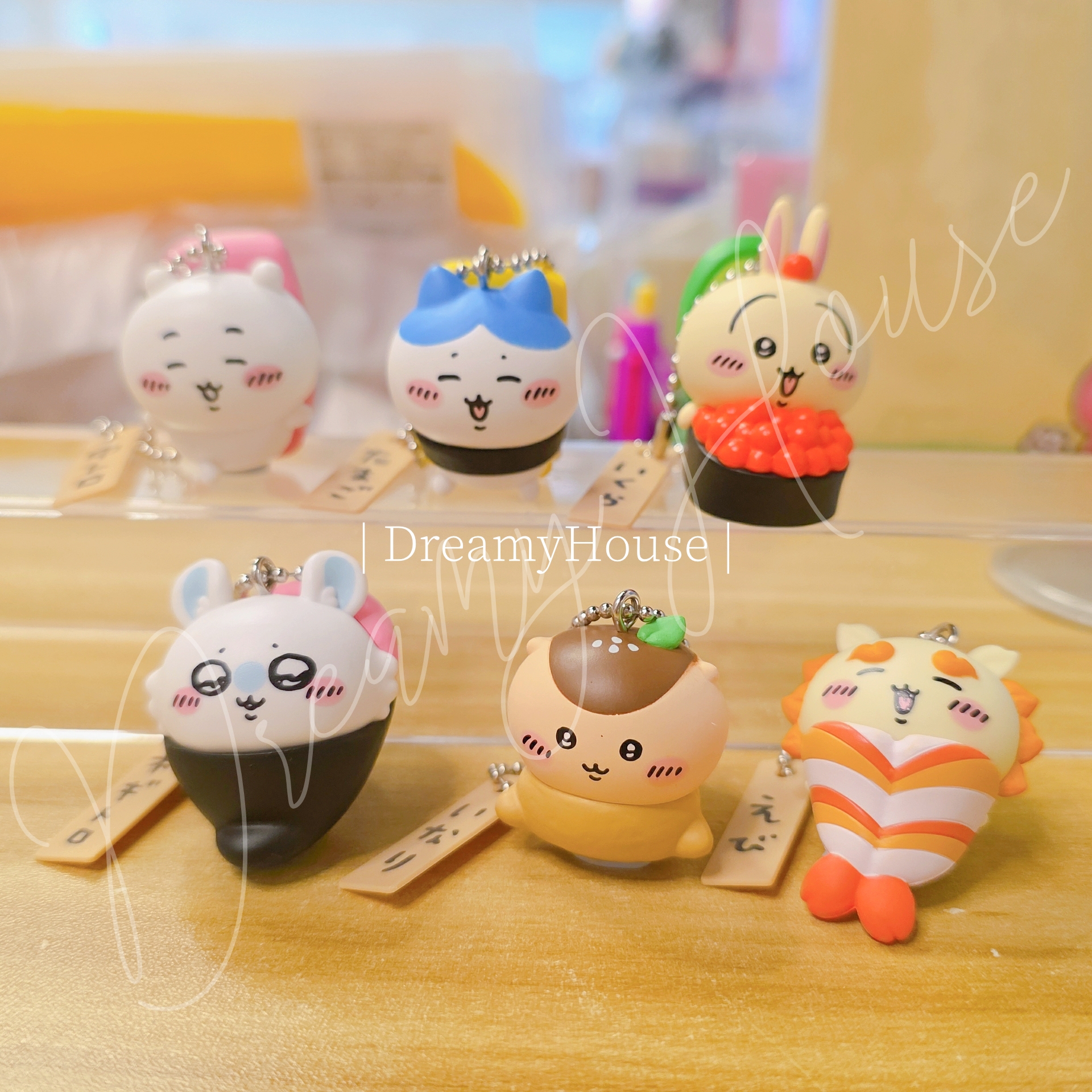 日本 Chiikawa 🍣chiikawa sushi🍵 扭蛋公仔匙扣