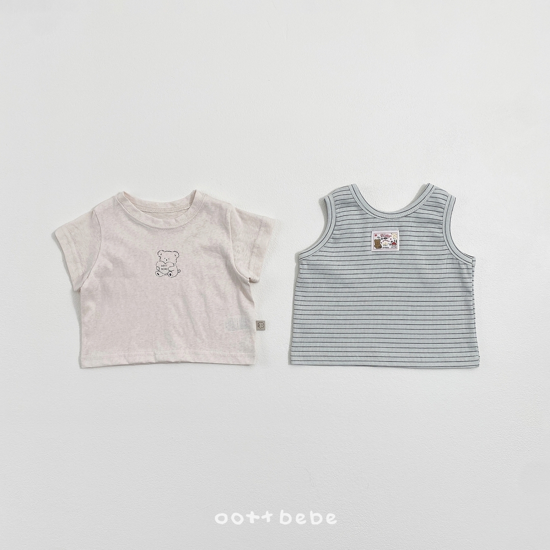 🇰🇷oottbebe tee+背心 set