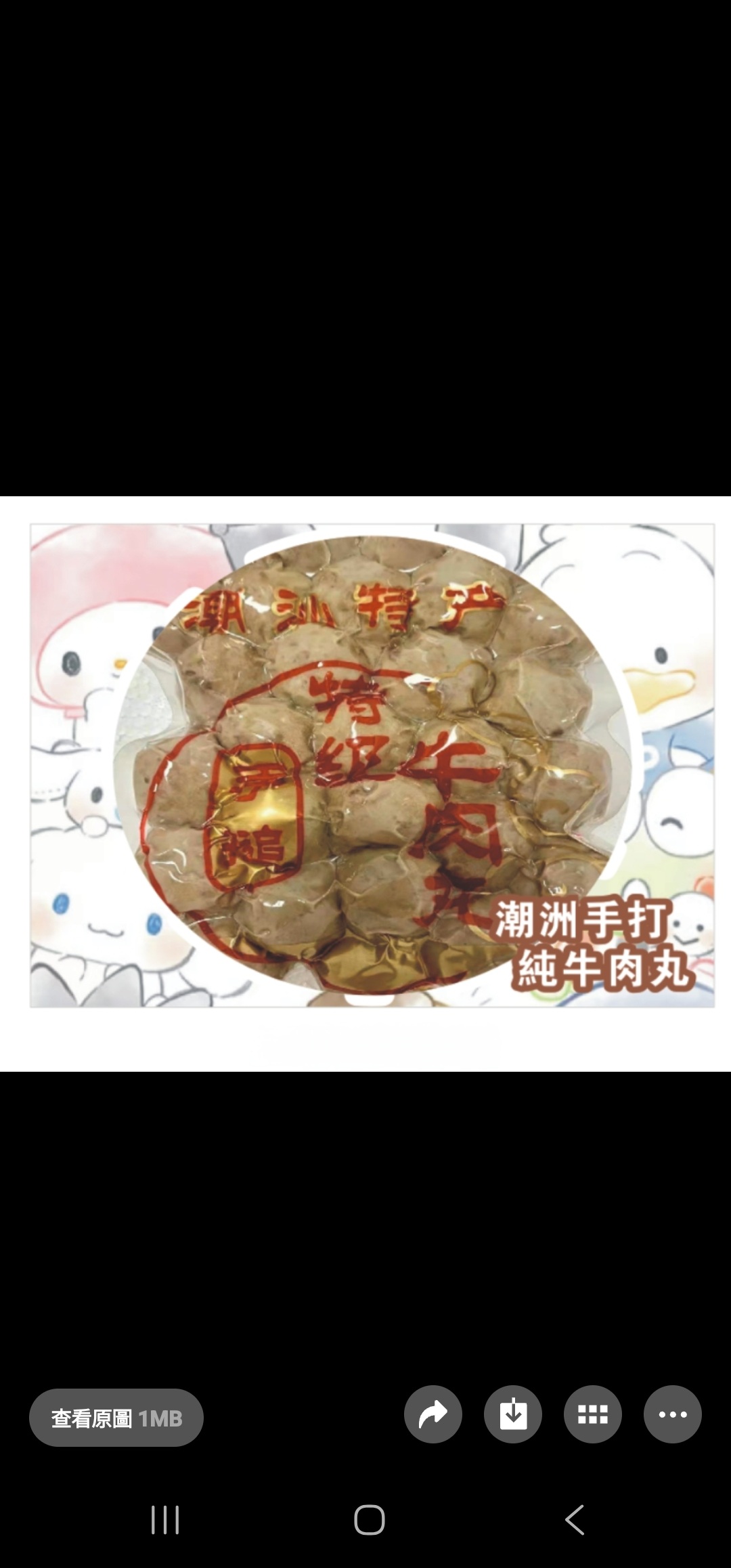 ***Lara-Lara 自家品牌每日用心新鮮製作正宗汕頭純牛肉丸1包500克