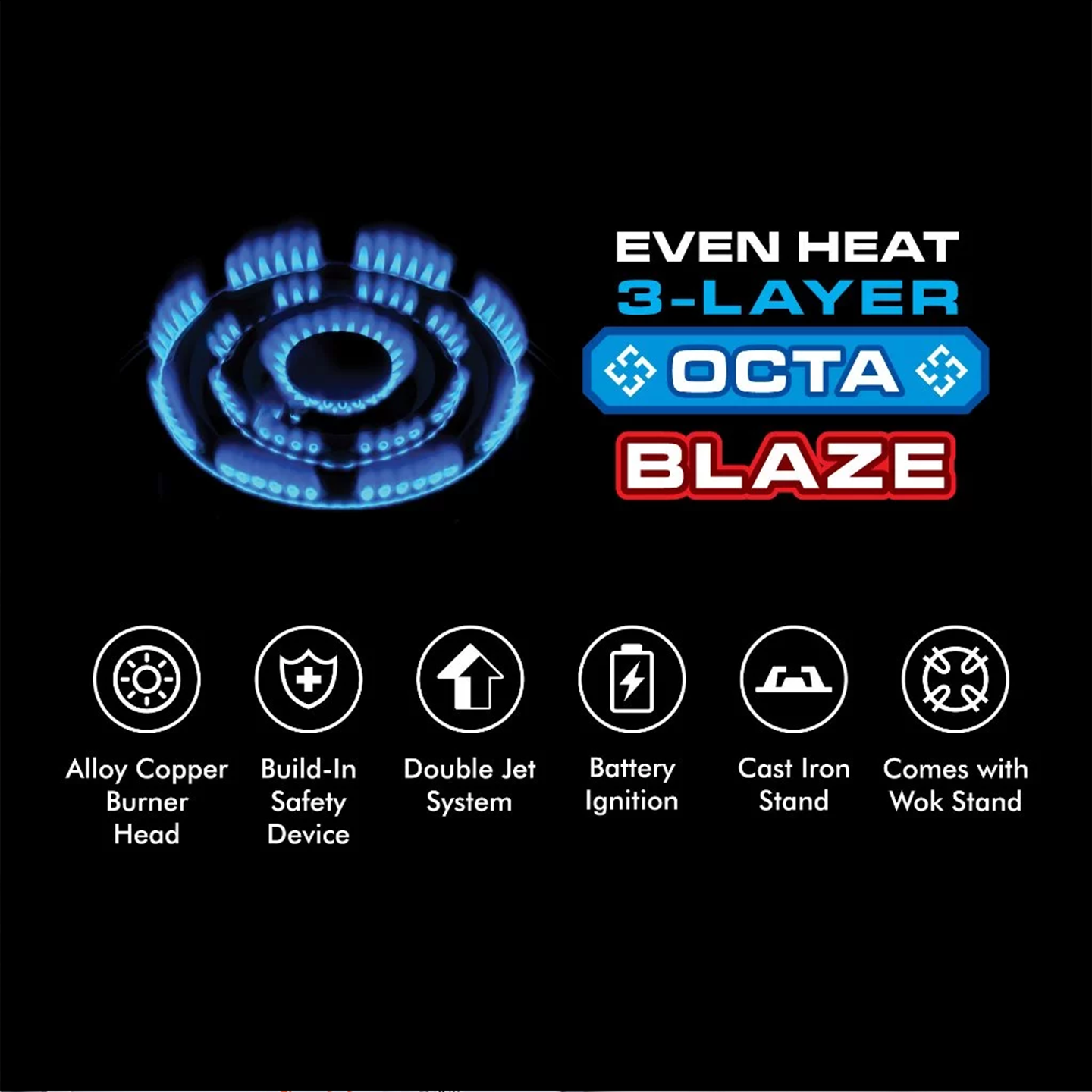 Milux Stainless Steel Built-in Hob (MGH-S8932)