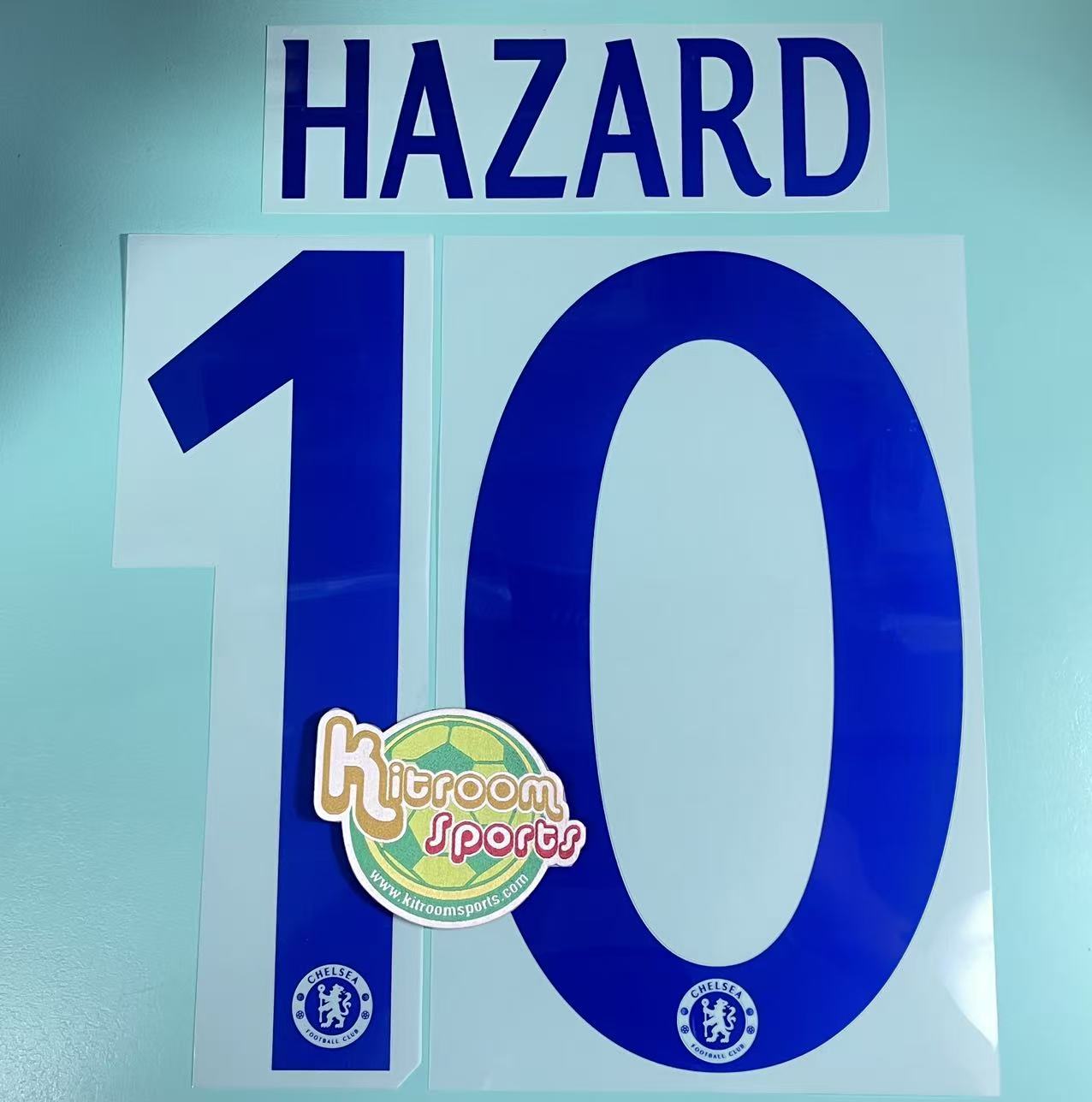2014-15 Chelsea Away UCL Nameset #10 HAZARD