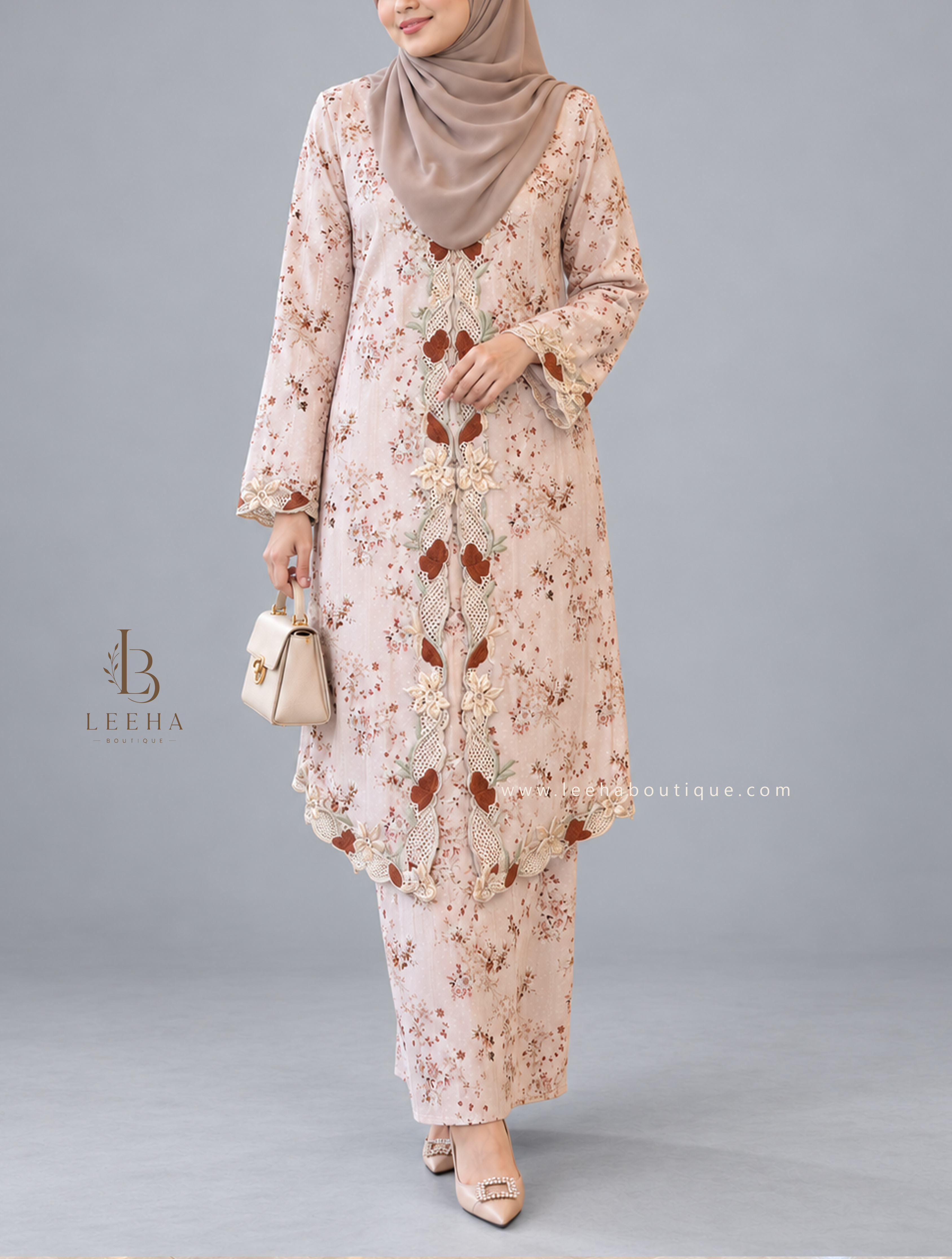KEBAYA SERI BULAN (BLUSH PINK)