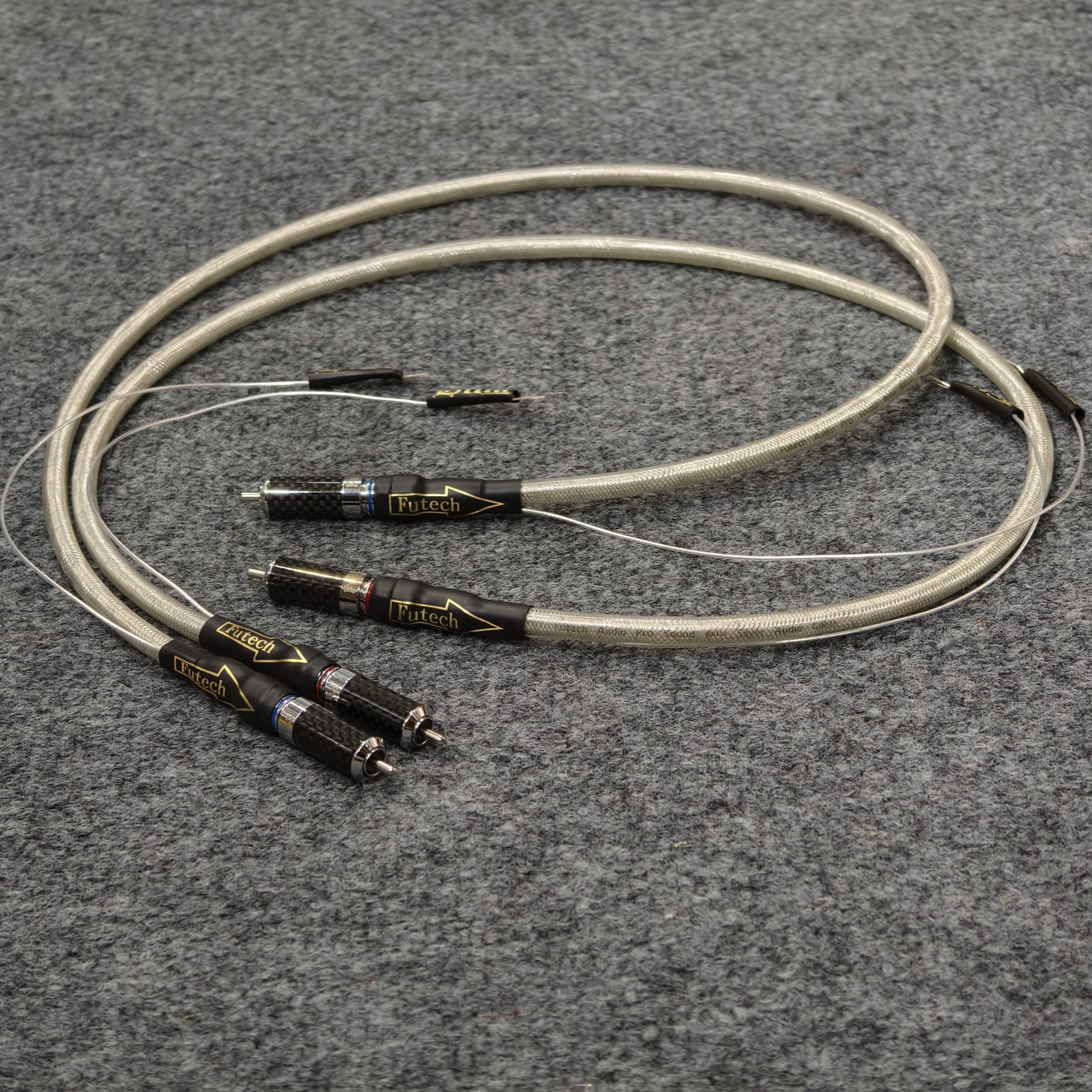 Futech audio LP408CF加強地線版 黑膠Phono訊號線-分析加強,音場闊,中高延伸廣,寧靜.