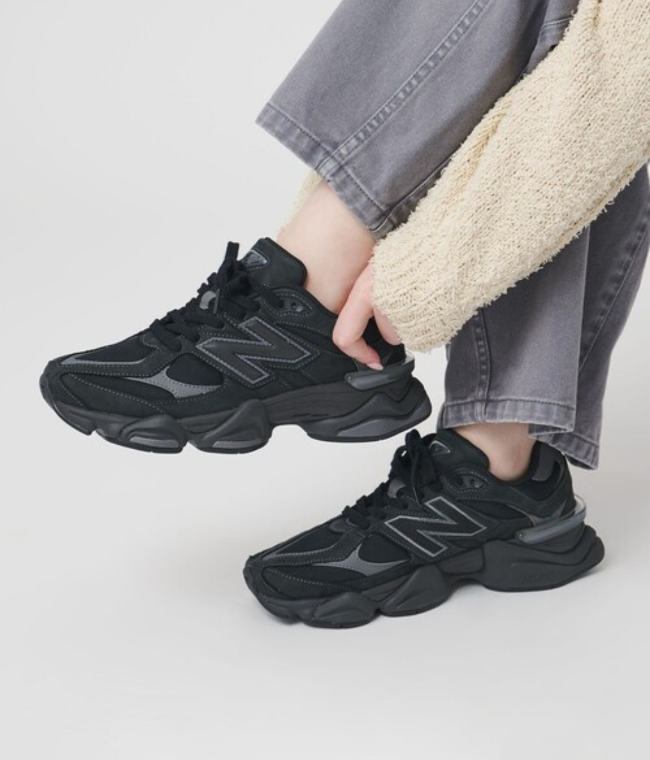 U906079E New balance 9060 Mono Black U906079E