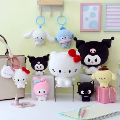 預訂 | 日本版 Sanrio × PuniCommu 大頭公仔掛件