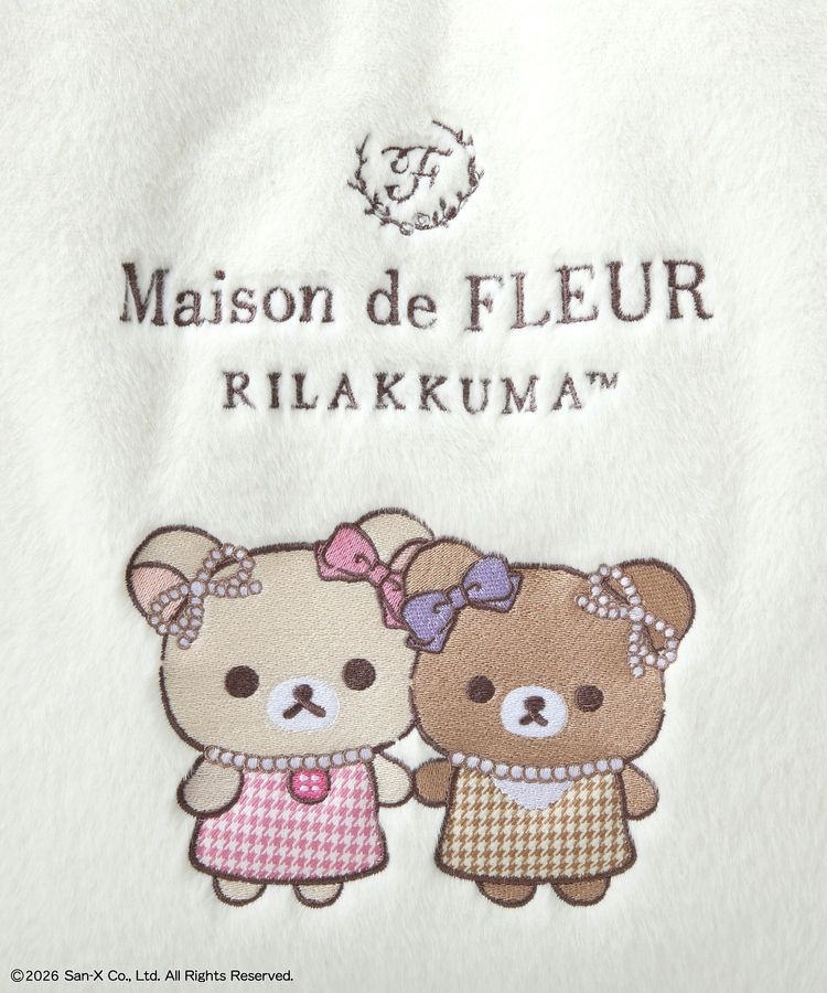🎀【預訂】Maison de FLEUR × RILAKKUMA Tote Bag W