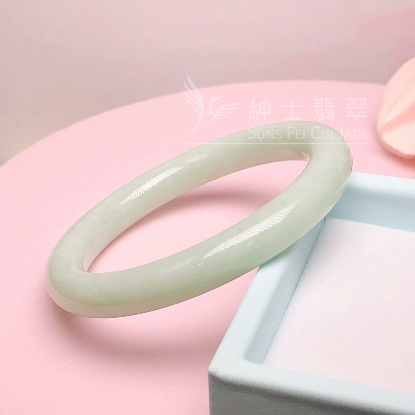 擺三橋晴水色圓鐲55.9mm - 1