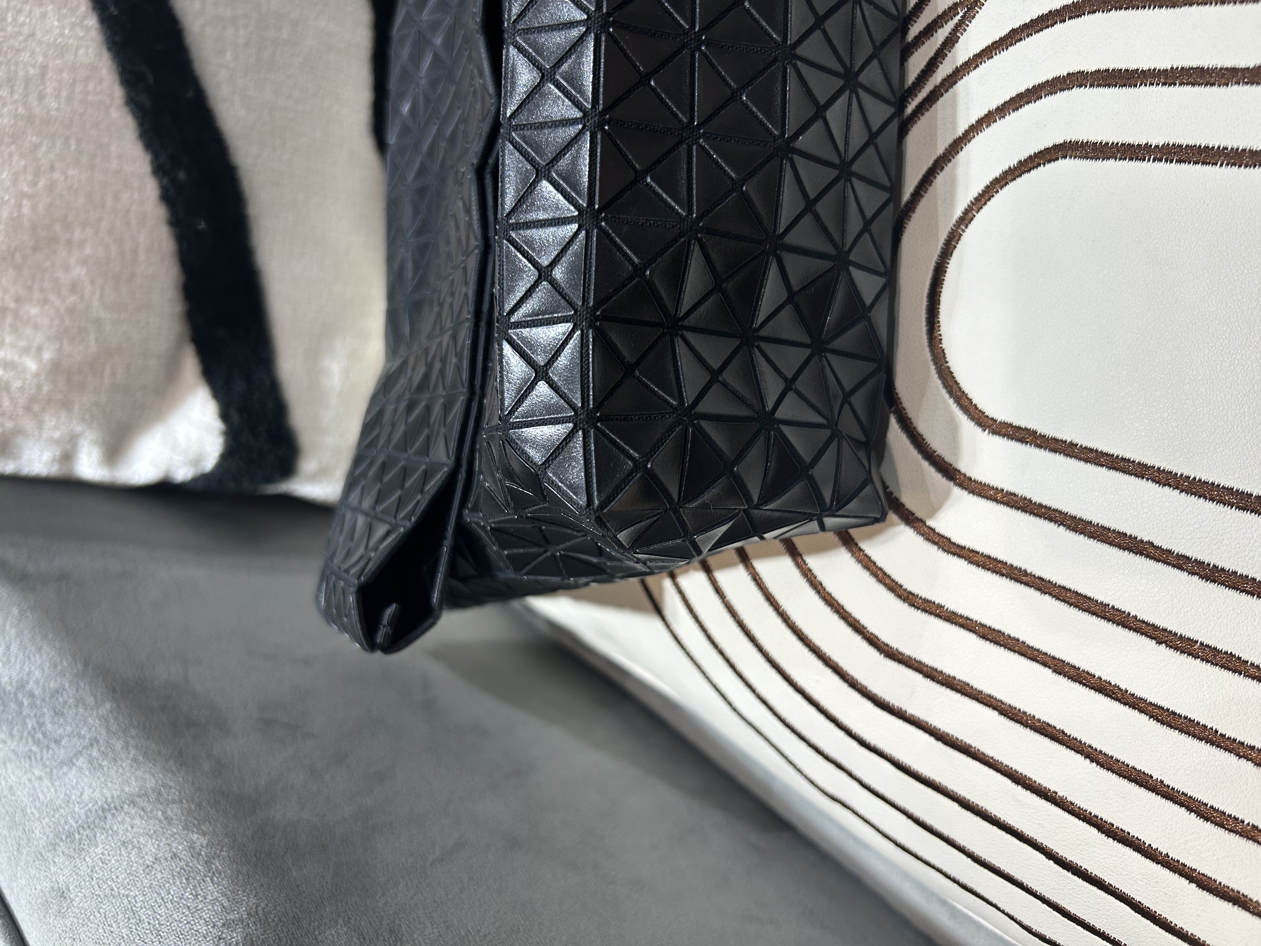 Issey Miyake Bao Bao Fold Clutch Bag Black pouch 100%Authentic, 98%New