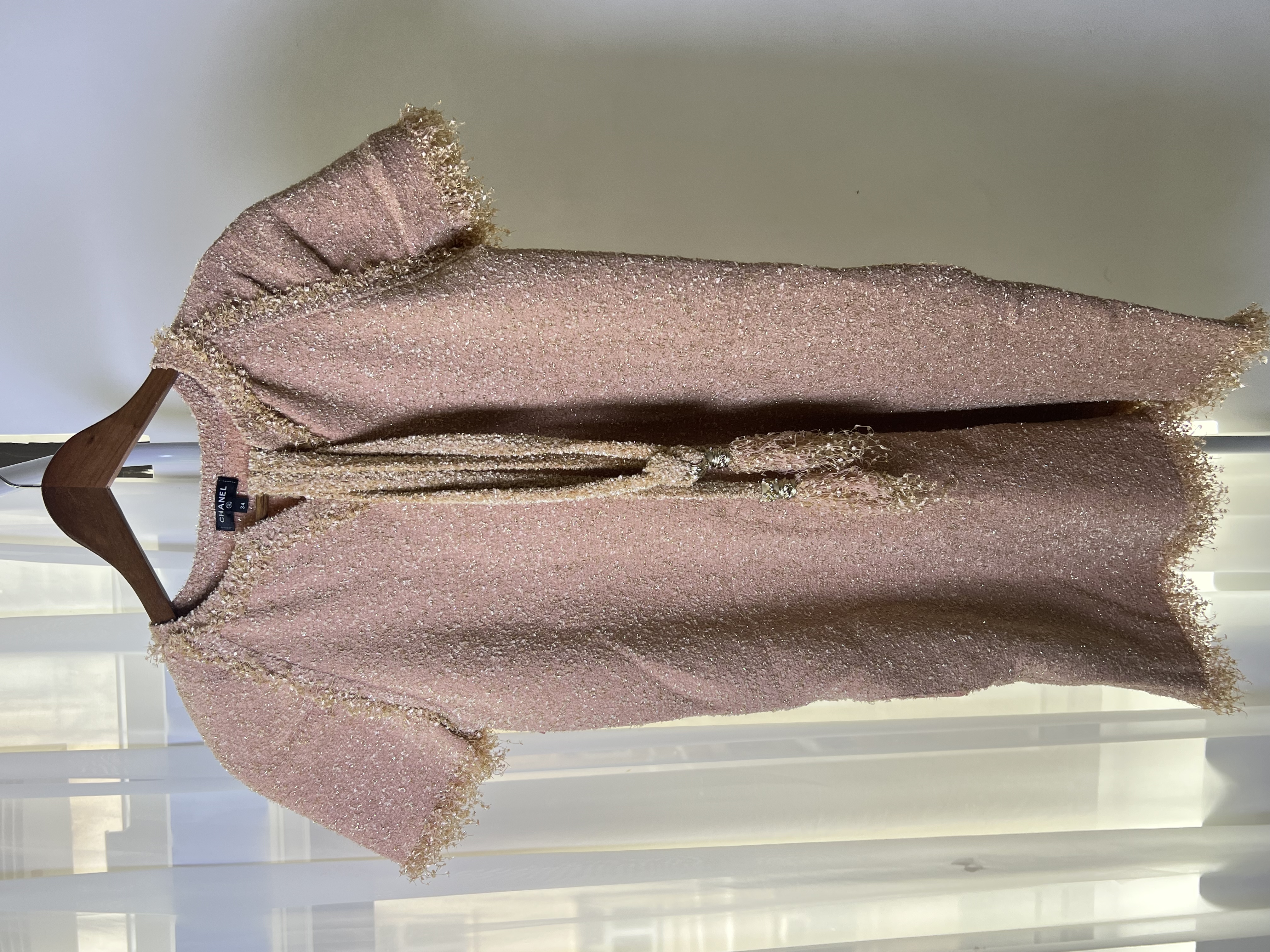 Pre-Owned Chanel Pink Tweed Dress / Product Code: 26041930