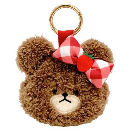 四月連線貨品 - 日本 Jackie 草莓系列迷你扣掛收納袋