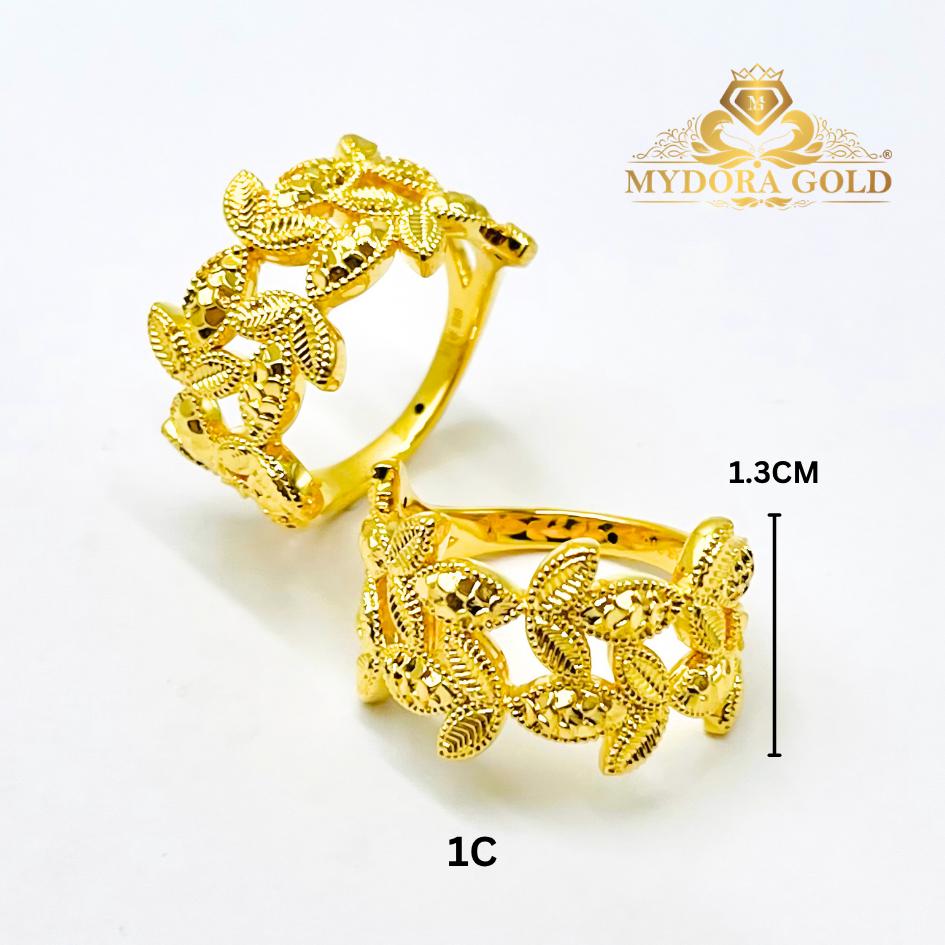 MYDORA Cincin Olive Leaf (5G) l EMAS 916/22K