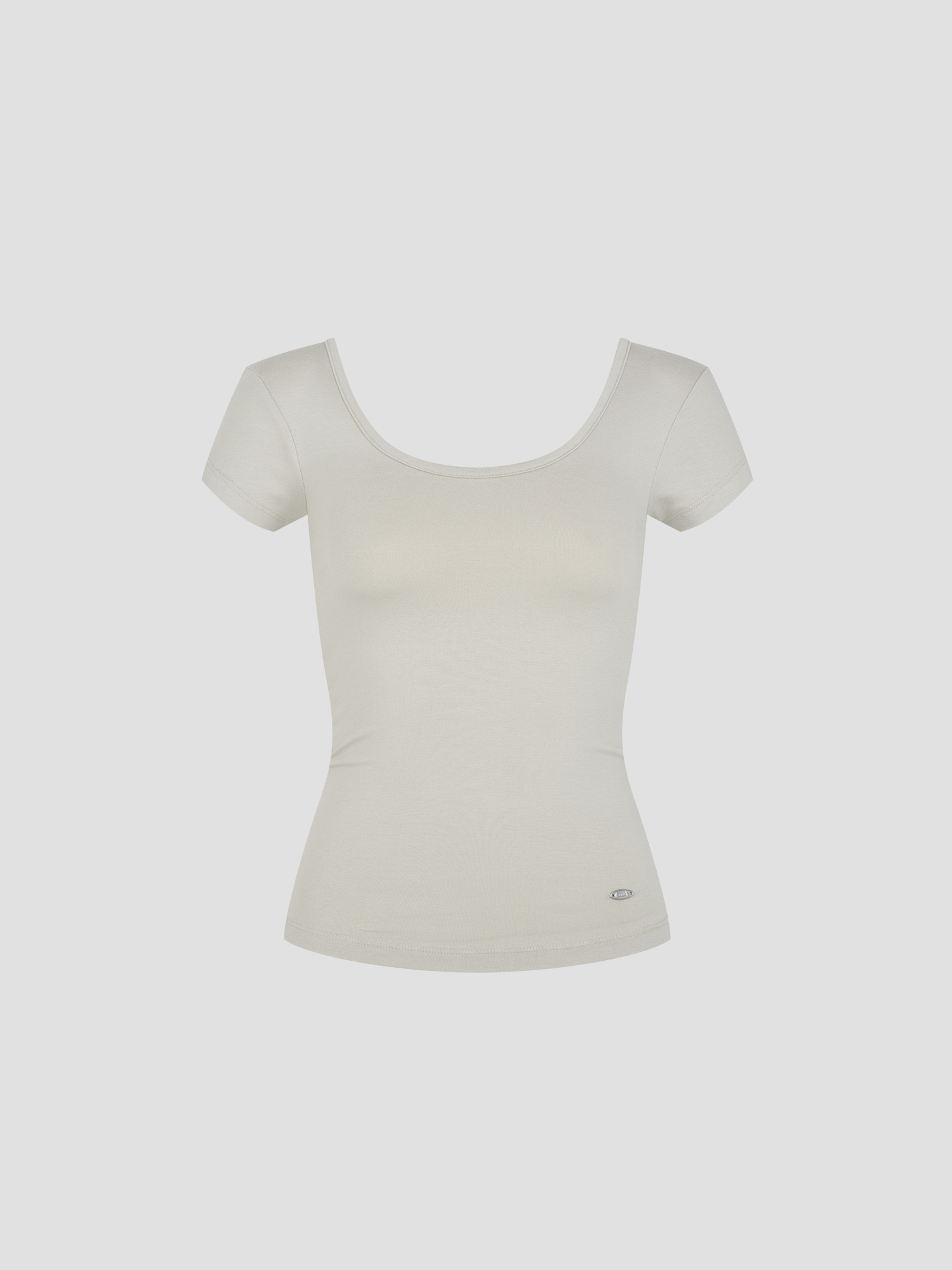 預購_Back open short-sleeved T-shirt by Conch
