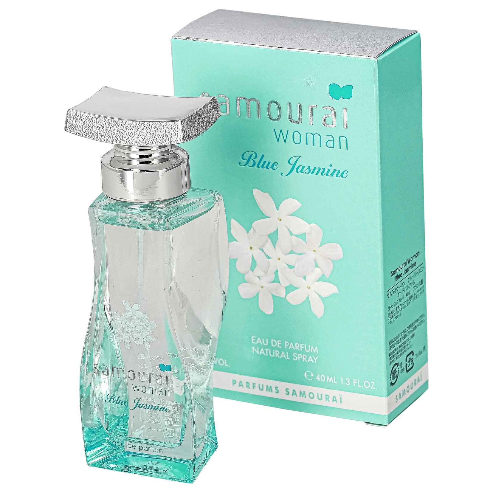 【日本直送】Samourai Woman 藍茉莉淡香水 40ml｜清爽溫柔花香調・法國製造
