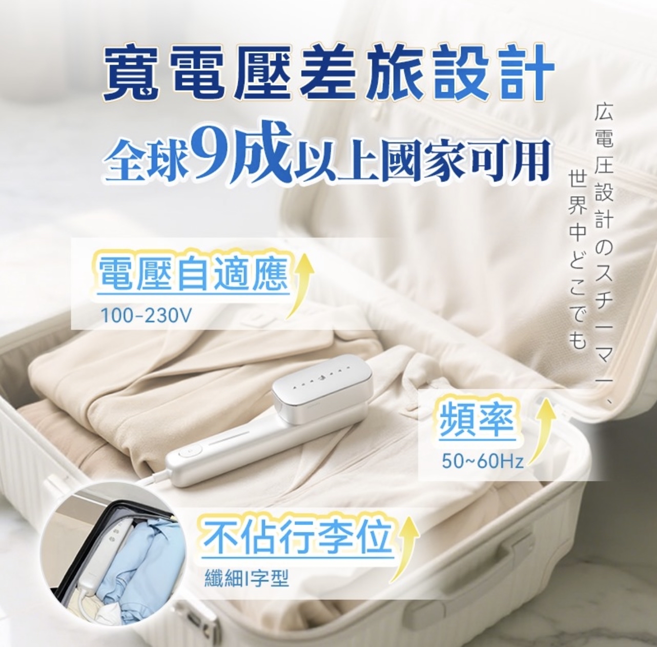 💜現貨包順豐櫃🎉新品上市 🙋‍♀️日本Yohome Multi-V輕感旋轉多衣適溫即熱大面積除皺蟎菌雙淨掛燙機 —