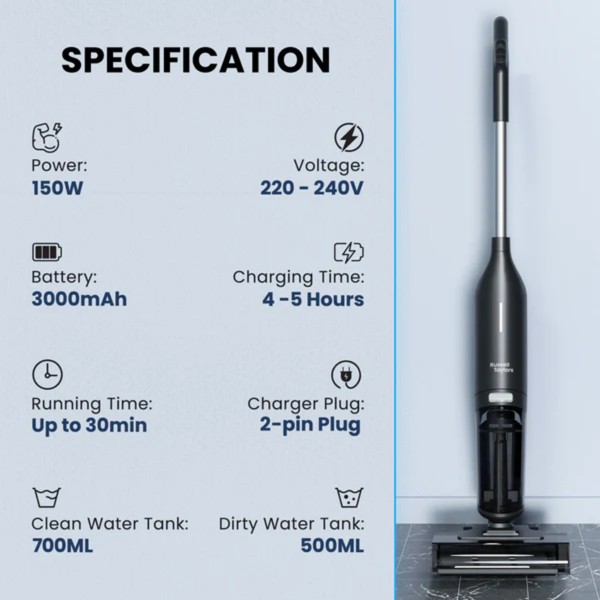 Russell Taylors Wet & Dry Floor Washer (V10i)