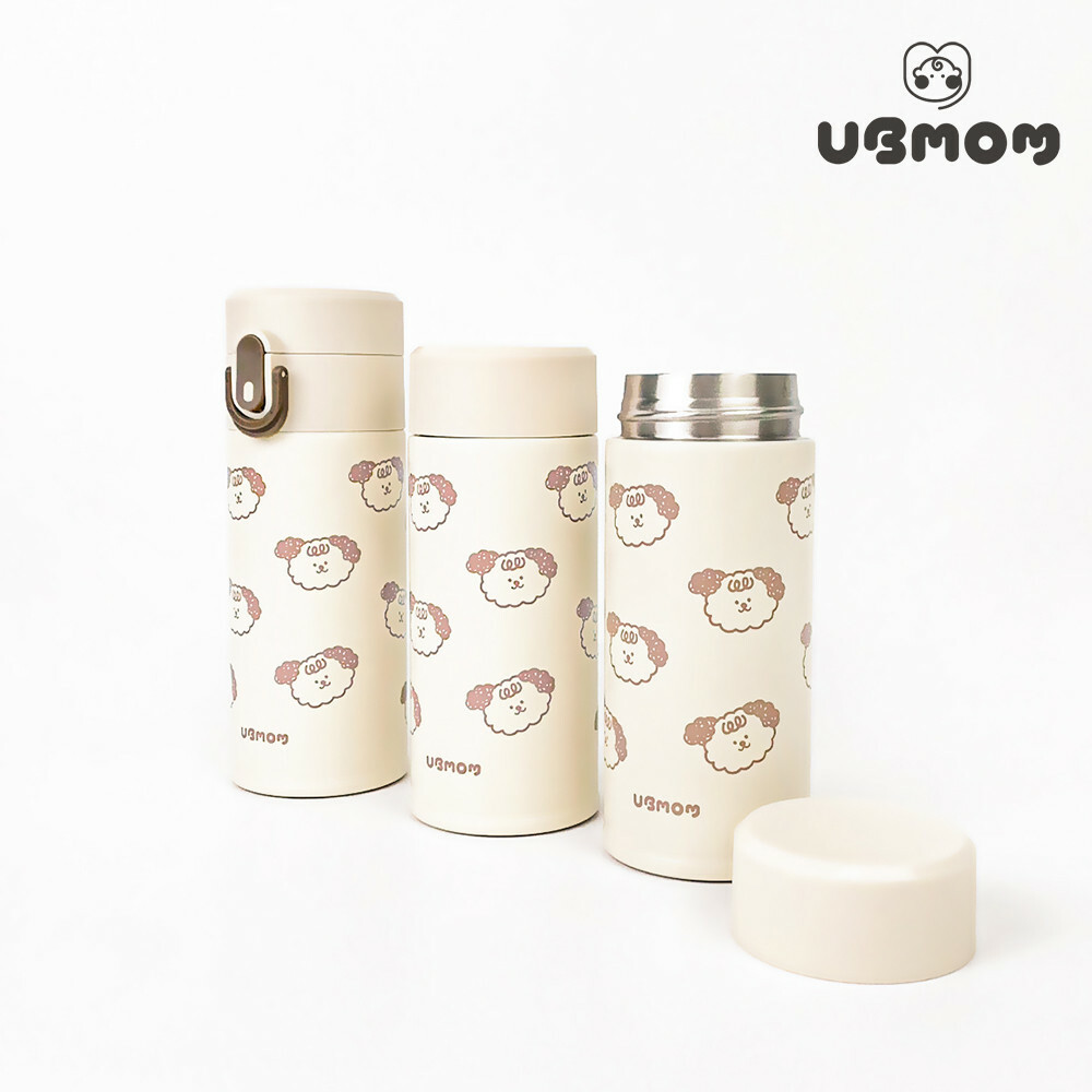 UBMOM 不銹鋼316隨身保溫杯 - Mong - 220ml (內含兩款杯蓋)
