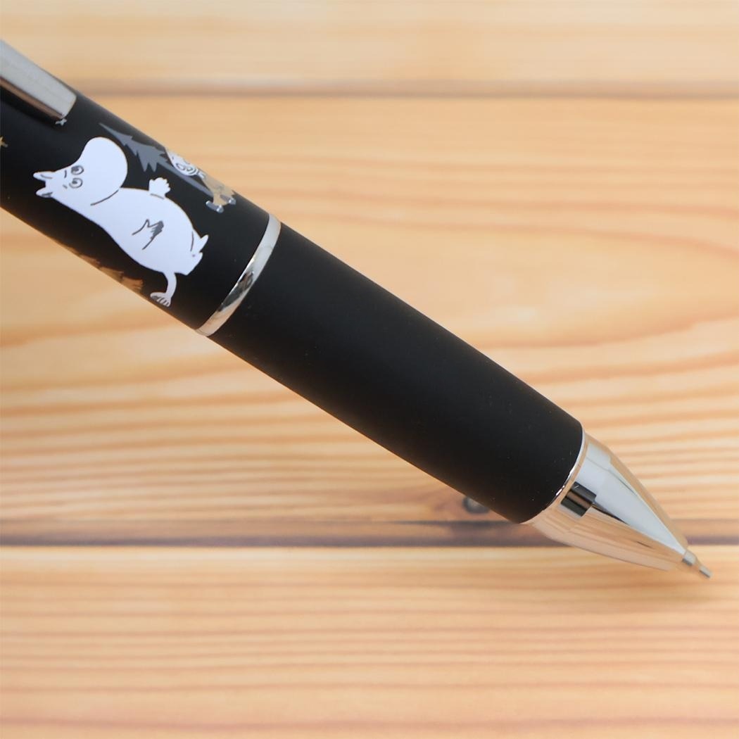 現貨｜Moomin 姆明 Little My 阿美 日本製 uni Jetstream 4&1 多功能 5用筆 0.5mm 4色原子筆 + 0.5mm 鉛芯筆 (306976)