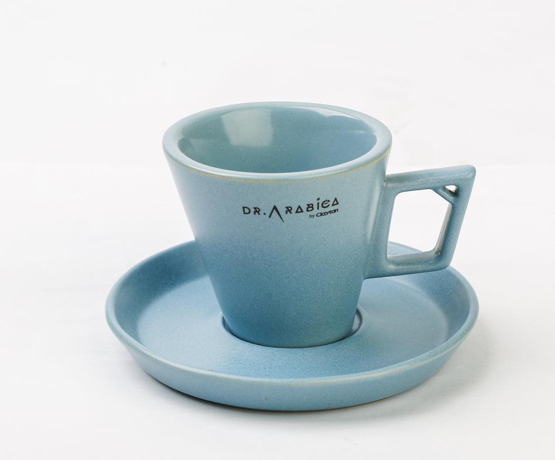 Dr. Arabica Professional Series - Espresso 60ml, 90ml & 120ml Cup & Saucer