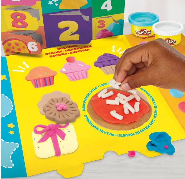 Play-Doh 培樂多 -14天 倒數日曆泥膠及配件玩具 (適合 3 歲以上的兒童) 