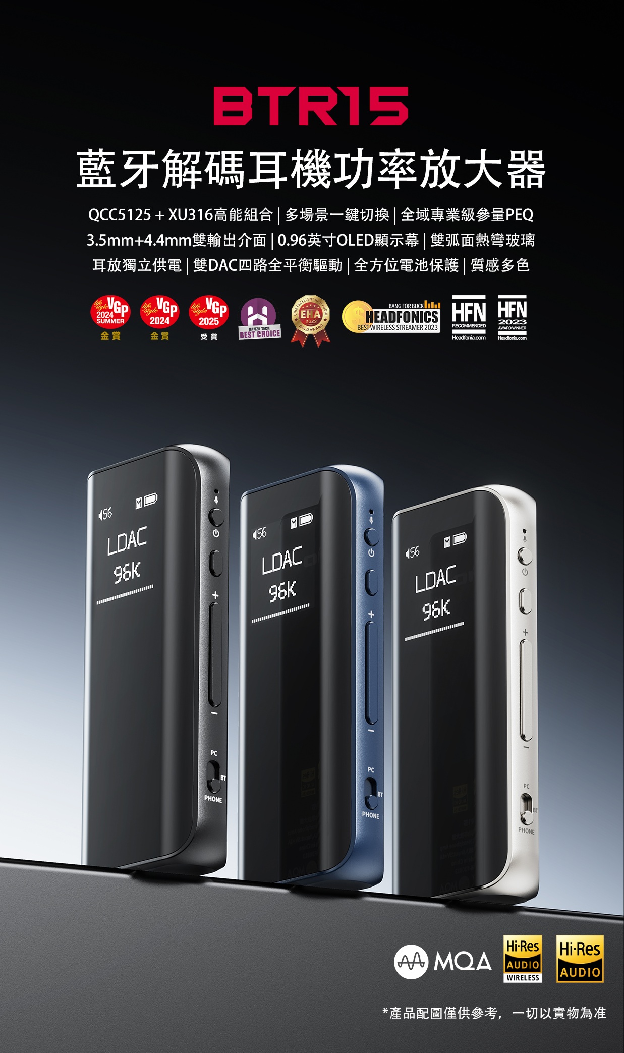 雙芯升級”~ FiiO BTR15