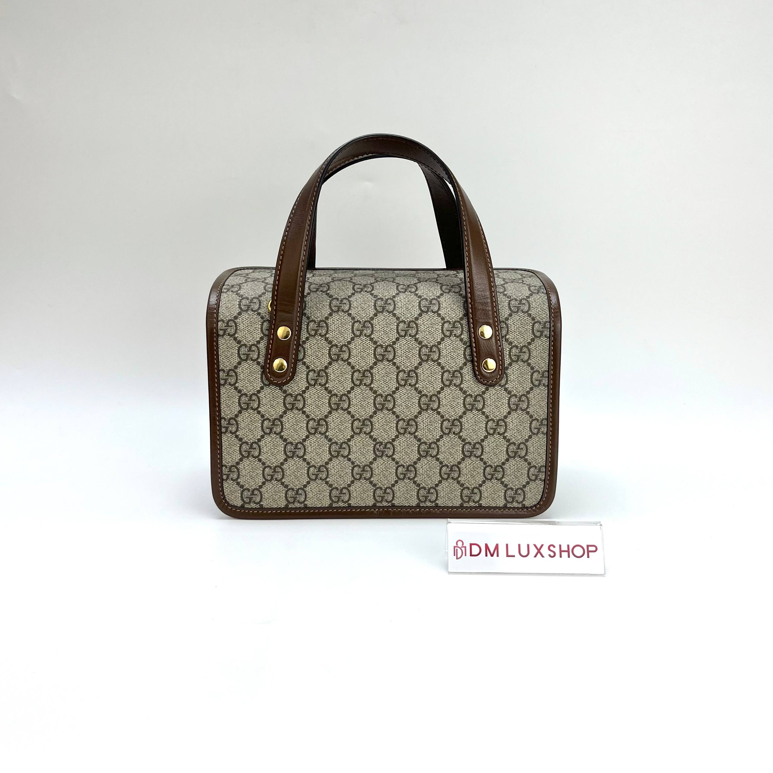 Gucci Horsebit 1955 Mini Box Tote Bag GHW