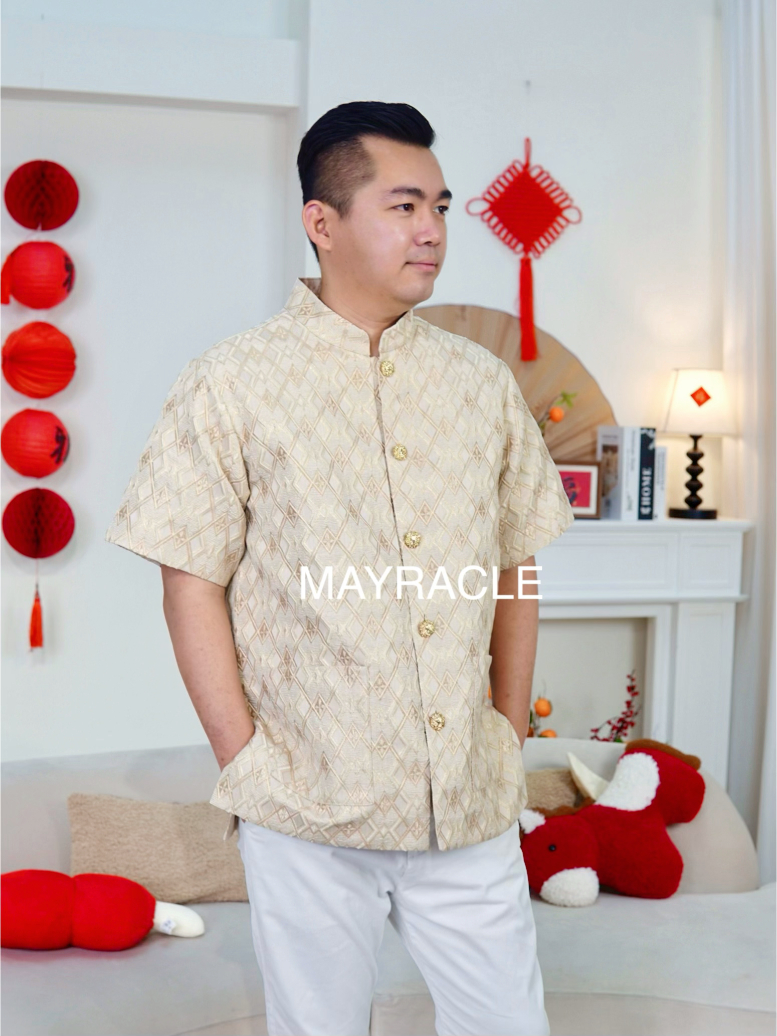 CNY 2027 Oversized Prosperity Men Shirt (Pre-order)