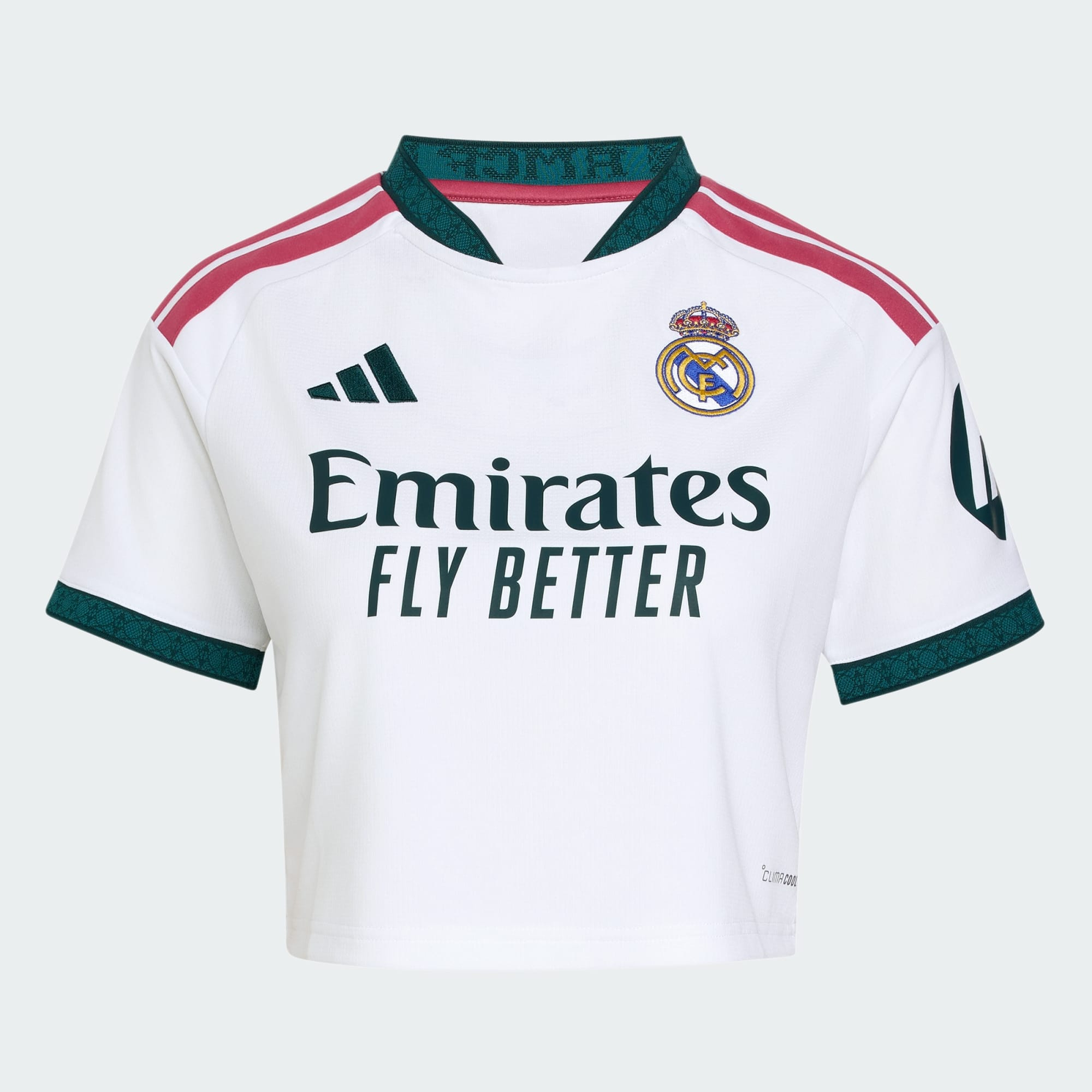 👑💎好比皇冠上鑽石與珍珠 Adidas Real Madrid 皇家馬德里 2026-27 主場女裝短版球衣 (可加印字章) KC3989