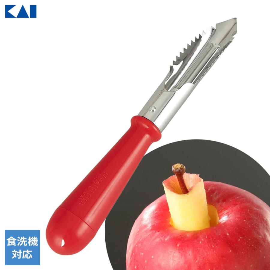 【現貨】🔥🔥【日本製《貝印》不鏽鋼蘋果去芯神器】