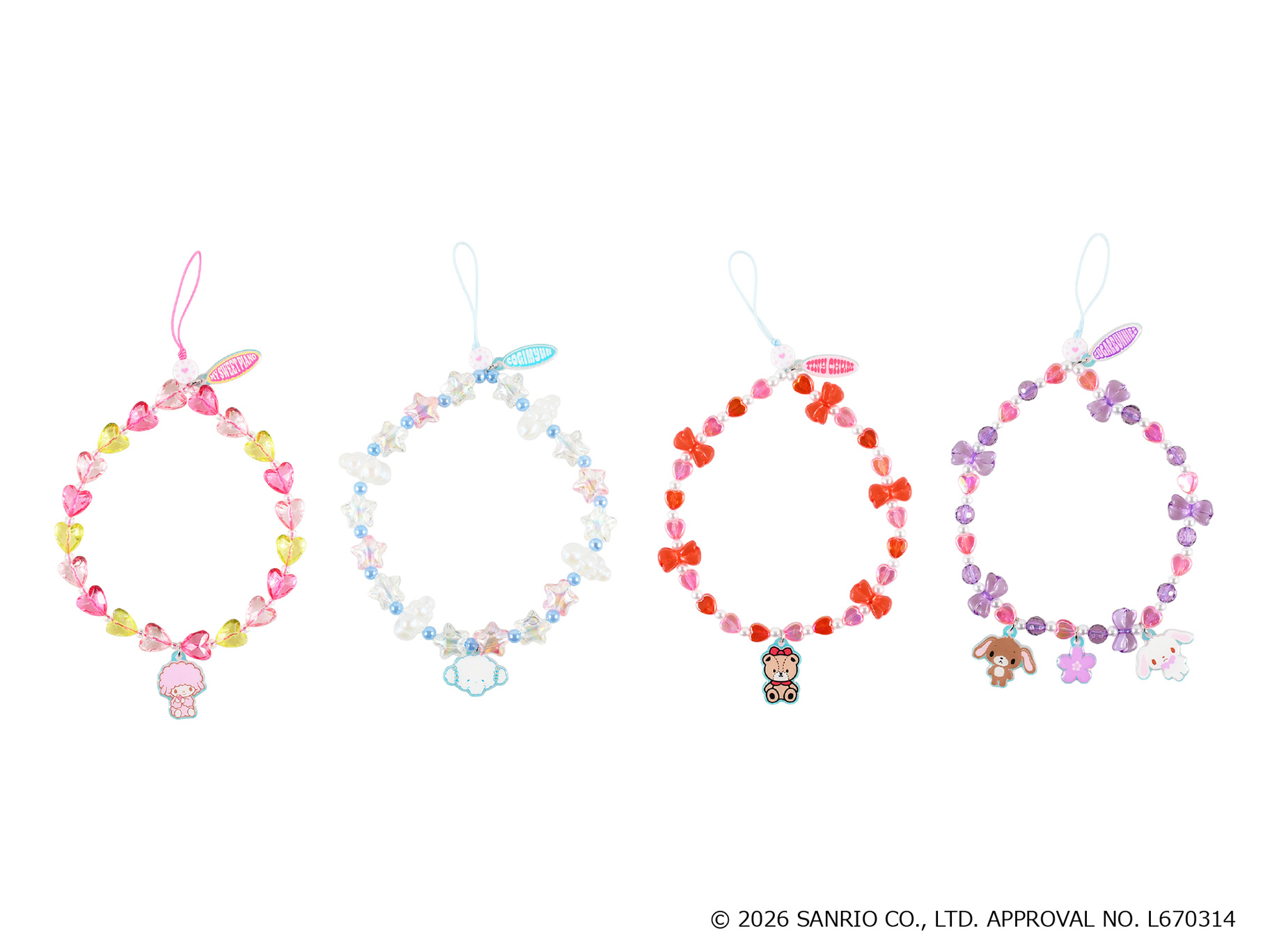 🎀【預訂】SKINNYDIP LONDON x Sanrio 電話掛繩