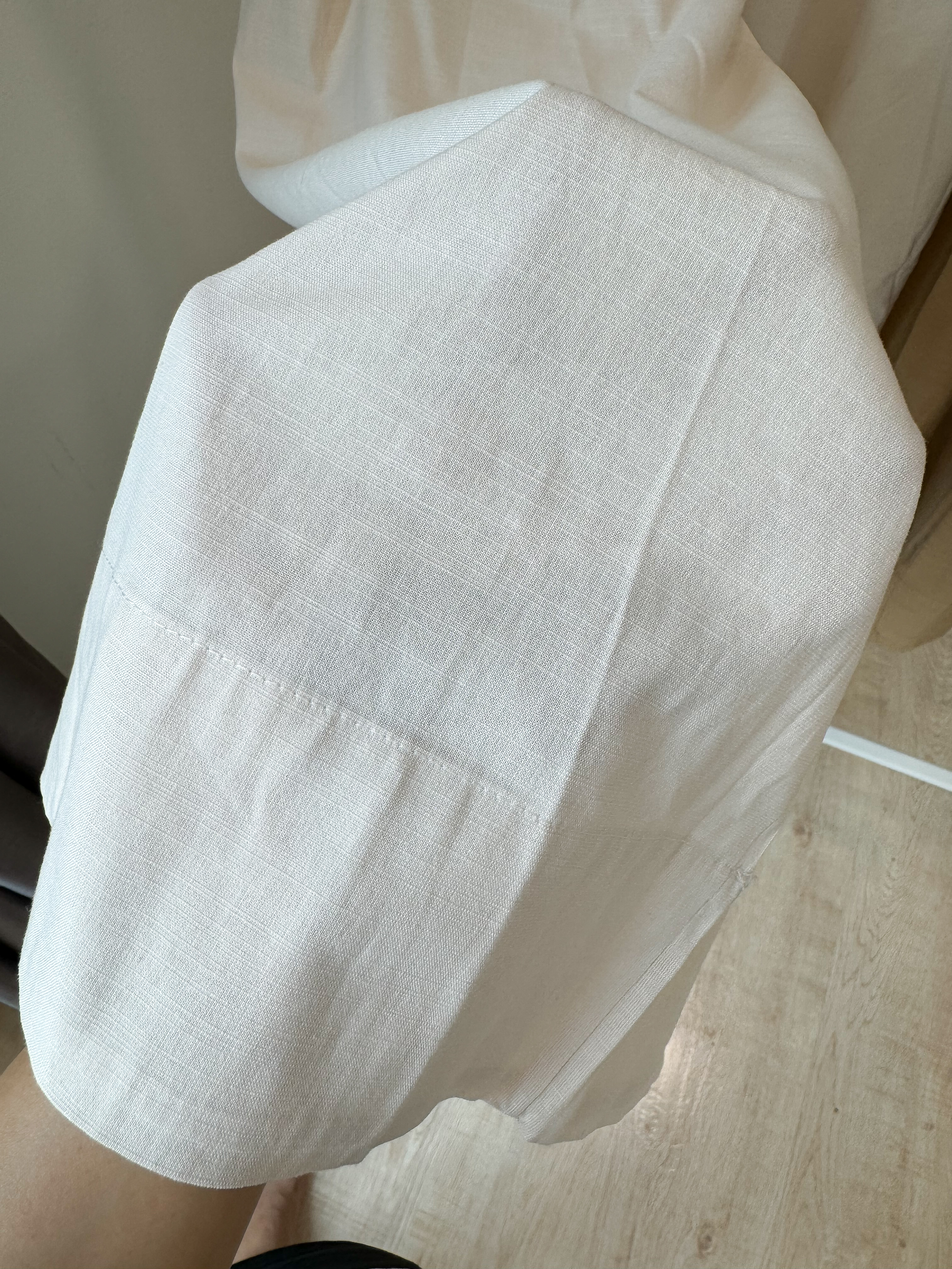 Cotton Linen Straight Wide Leg Trouser 必入！小个子梨形也能穿出大长腿！休闲直筒阔腿棉麻长裤 （3 Colours )