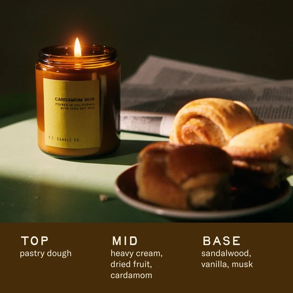Limited | Cardamom Bun Soy Candle 7.2 oz 荳蔻麵包大豆香薰蠟燭