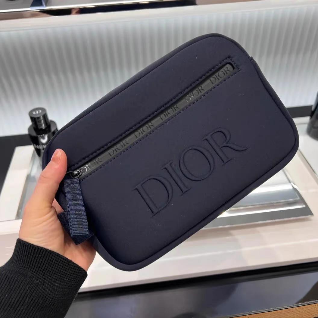 Dior Beauty 最新款太空棉洗漱包（香港專櫃)