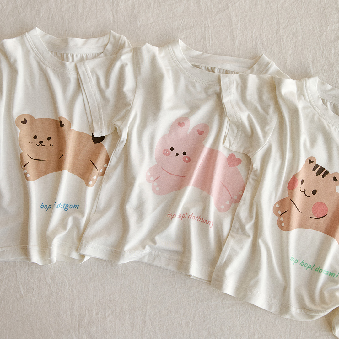 26S/S🌞DTD Jumping跳跳人物系列-莫代爾短袖T恤