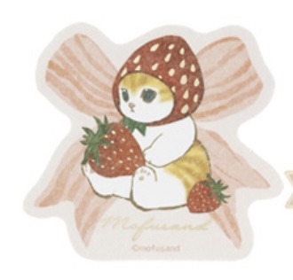 Mofusand 鯊魚貓 貼紙｜預訂