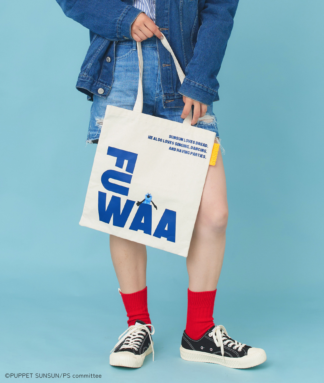 日本預訂📍日本Accommode x Puppet SunSun系列 - Tote Bag