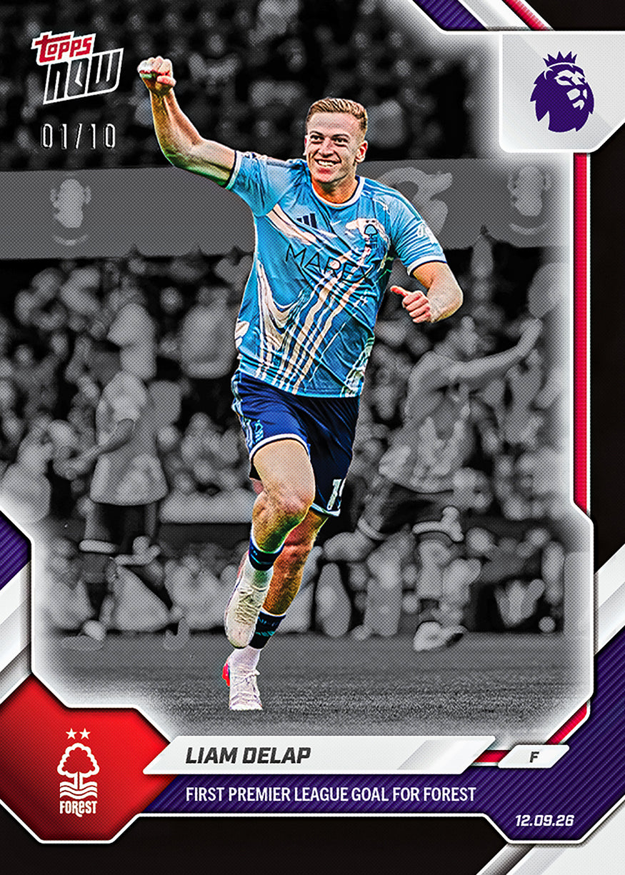 Liam Delap - 2026-27 Premier League Topps NOW® #Card 25【團購】