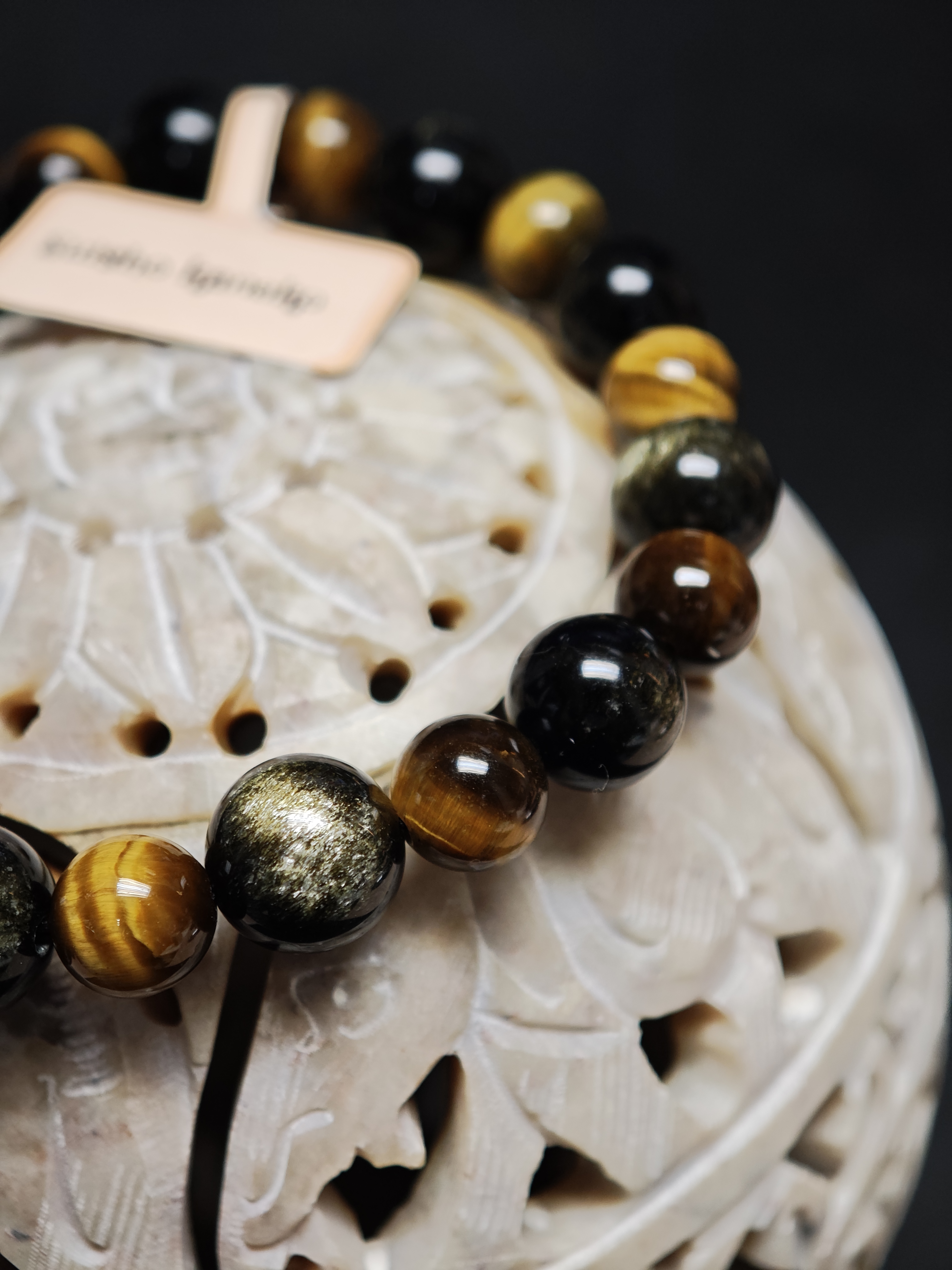 ✨新品DIY水晶手串💫🟡金曜石&🟡黃虎眼石✨