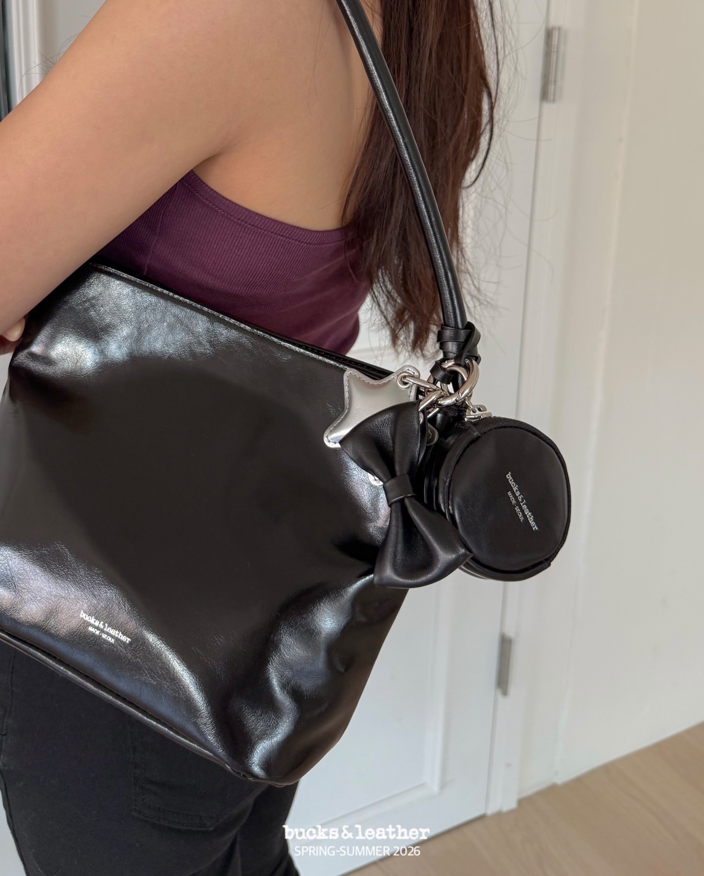 【26SS】 預訂_Ribbon Keyring By Bucks & leather