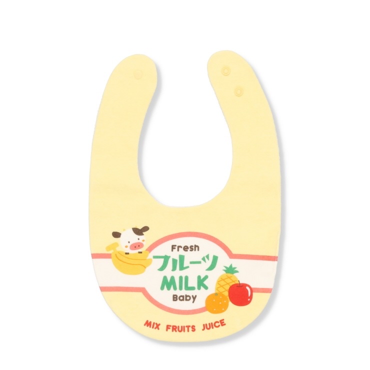 🇯🇵限量預訂 日本直送🇯🇵水果牛奶印花新生兒禮盒三件套