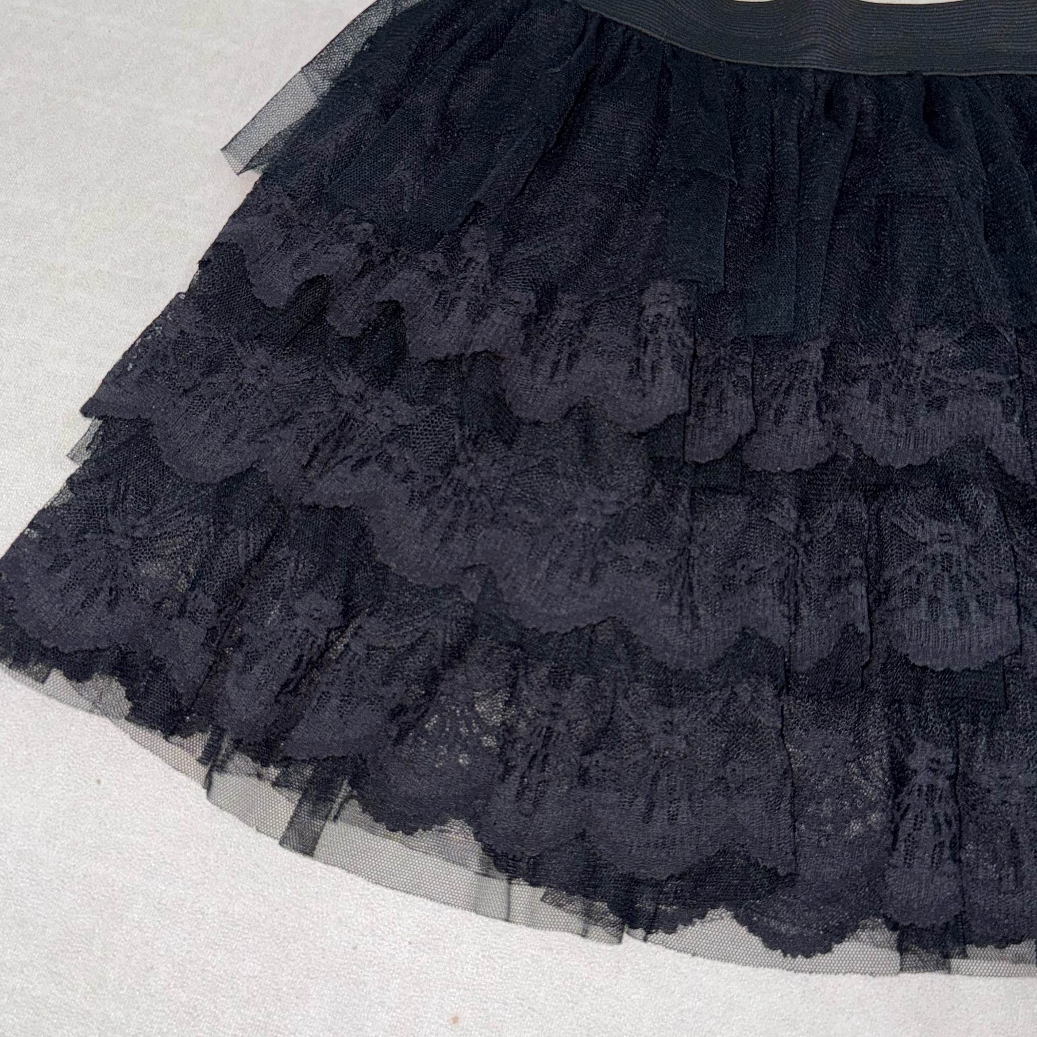 Black Tutu Lace Skirt